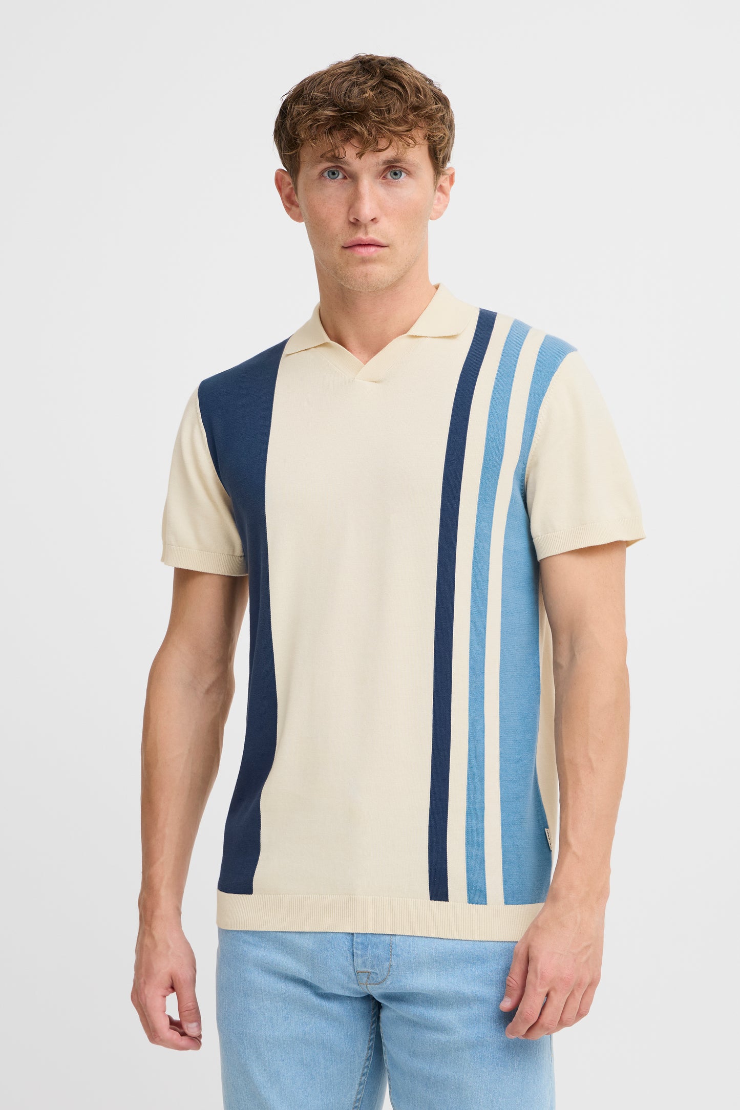 BLEND bhatlas polo knit v neck