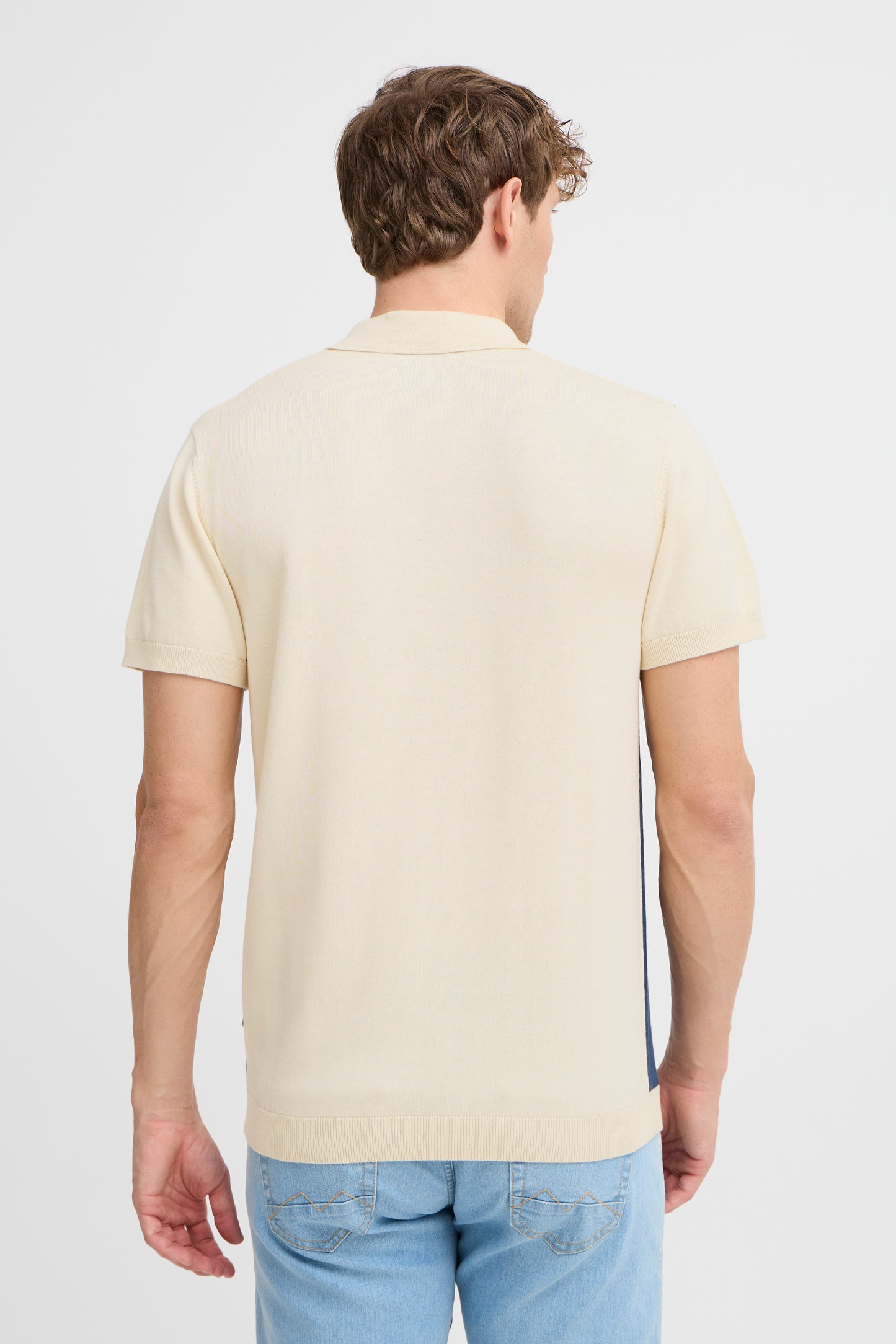 BLEND bhatlas polo knit v neck