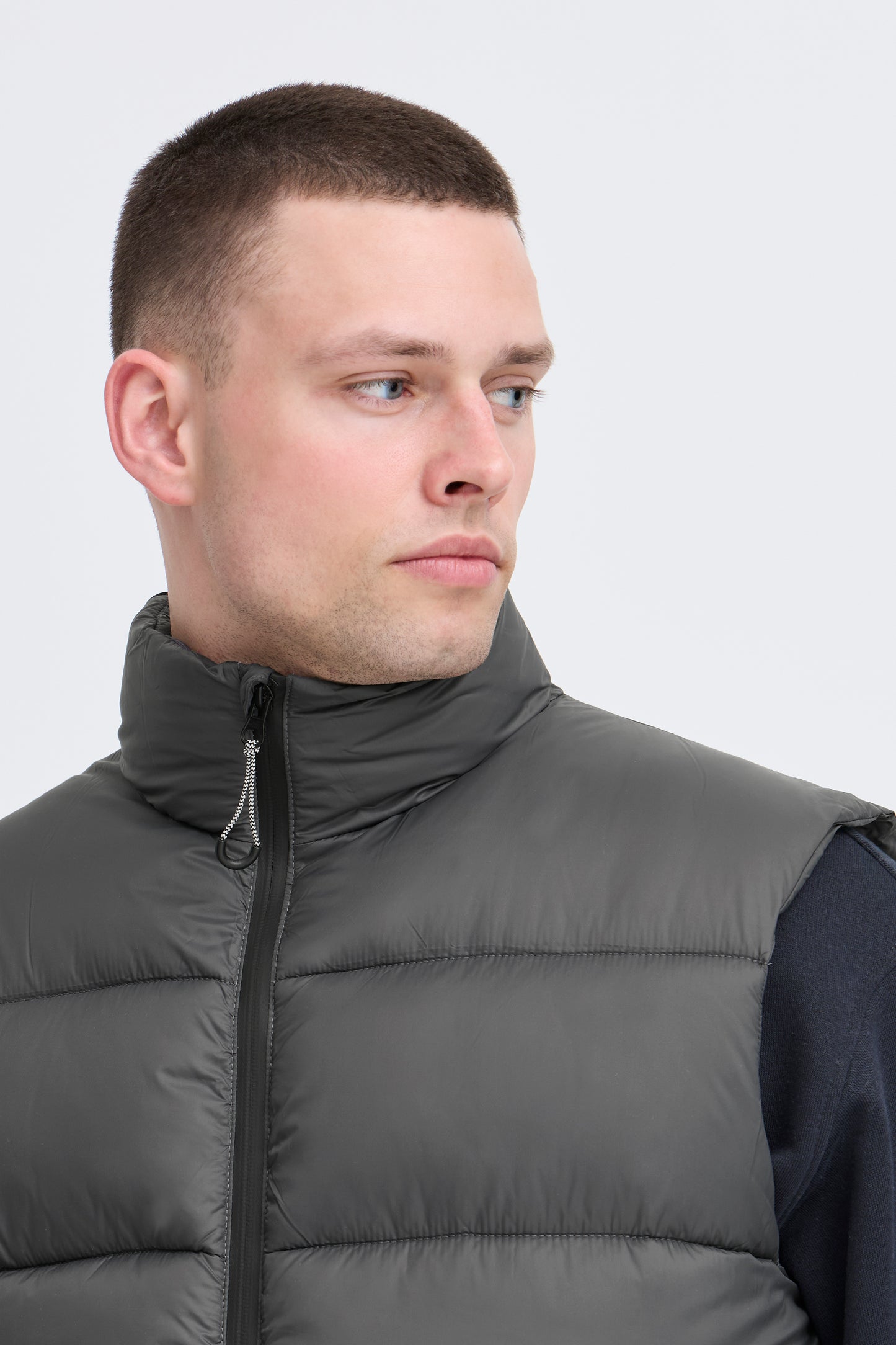 Blend bheiden charcoal puffy vest