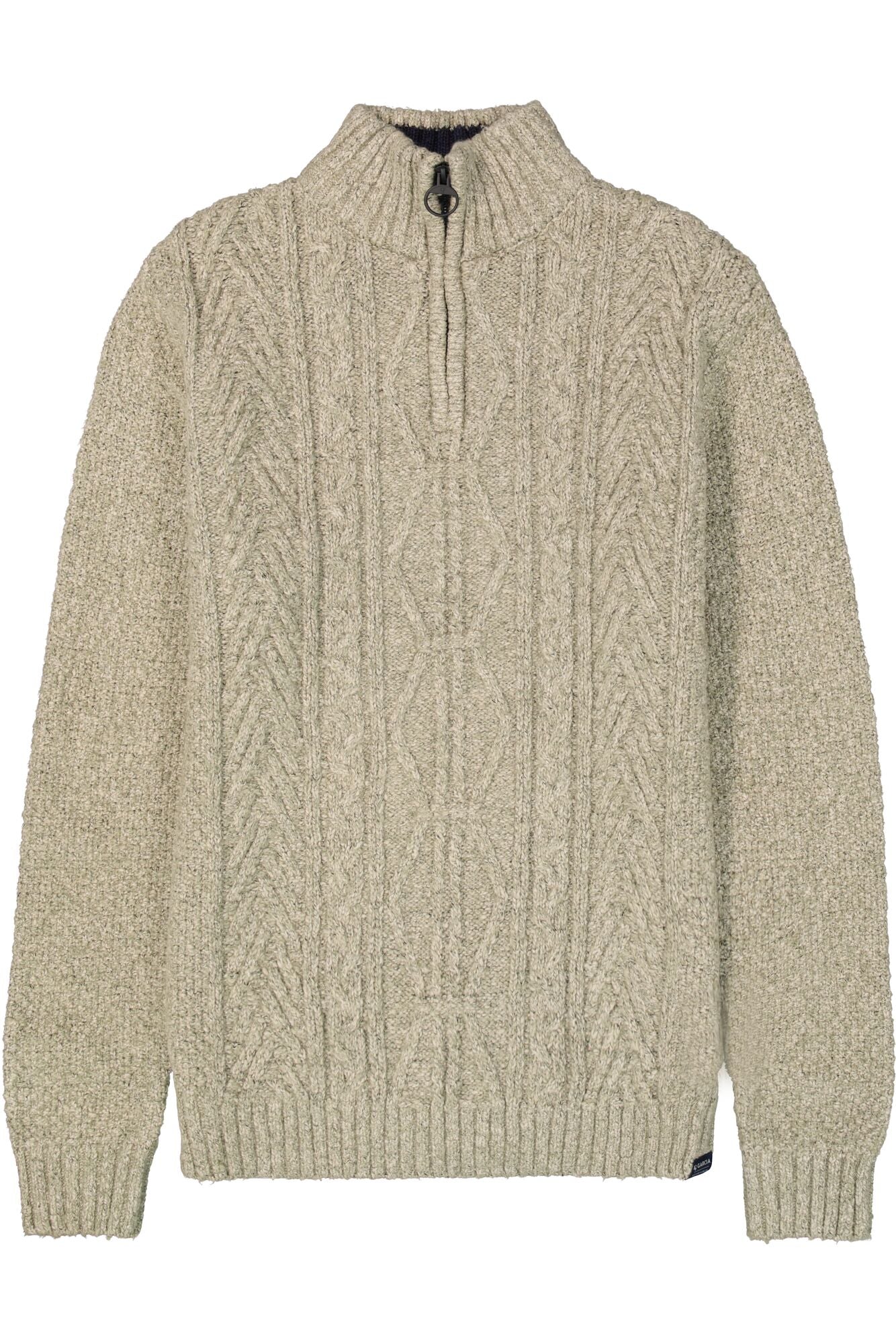 Garcia z1180-5476 1/4 zip mock neck sweater