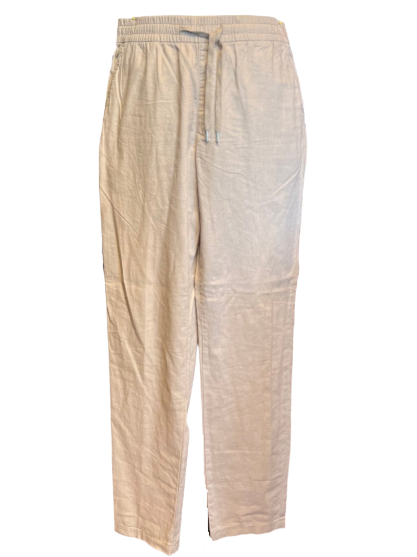 Cream linen pants