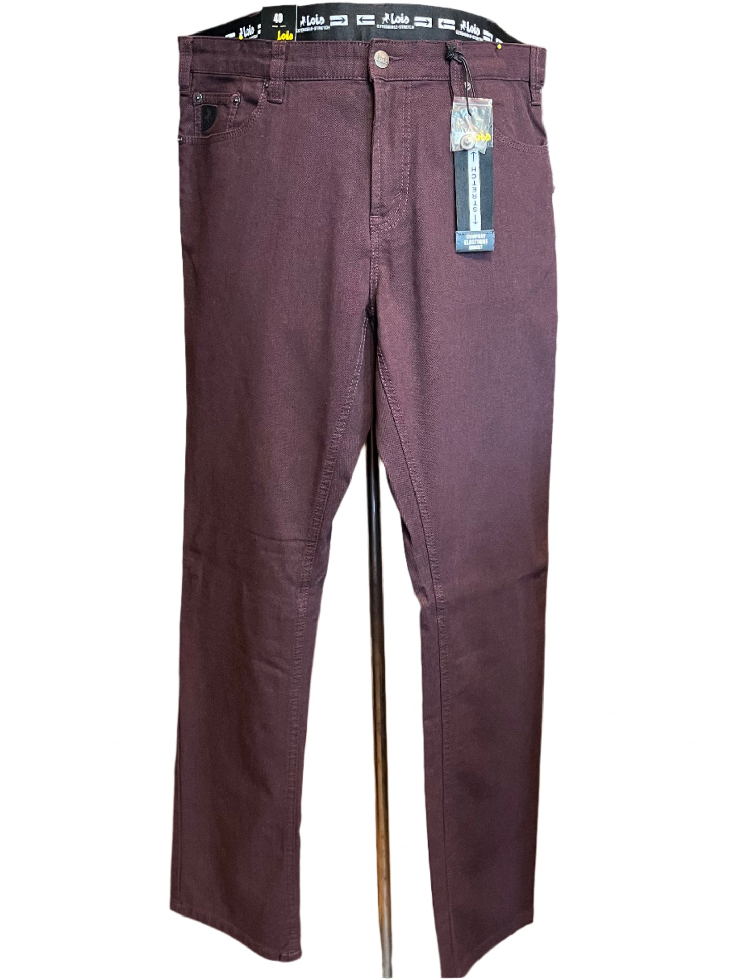 men’s burgundy pants