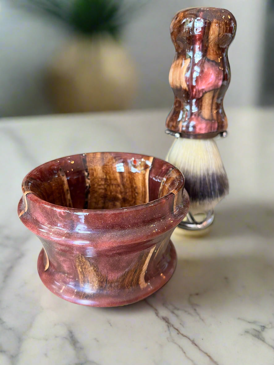 Shave Brush and Bowl 3pc shave set