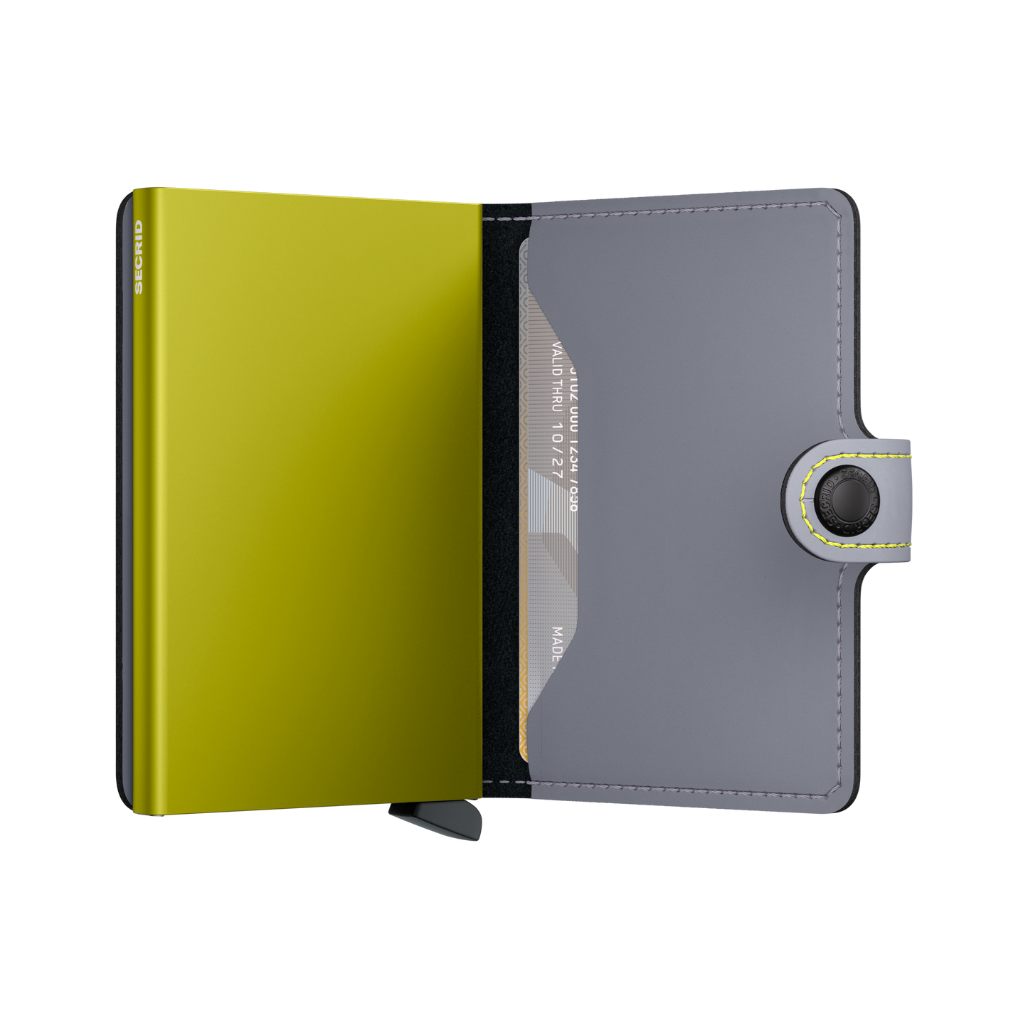 S26 Secrid wallet mm matte grey - lime
