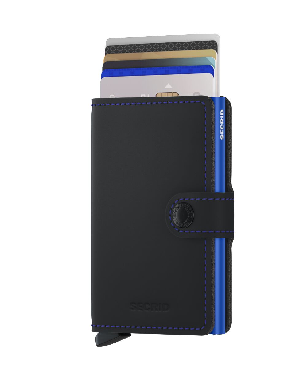 Secrid wallet mm matte black-blue