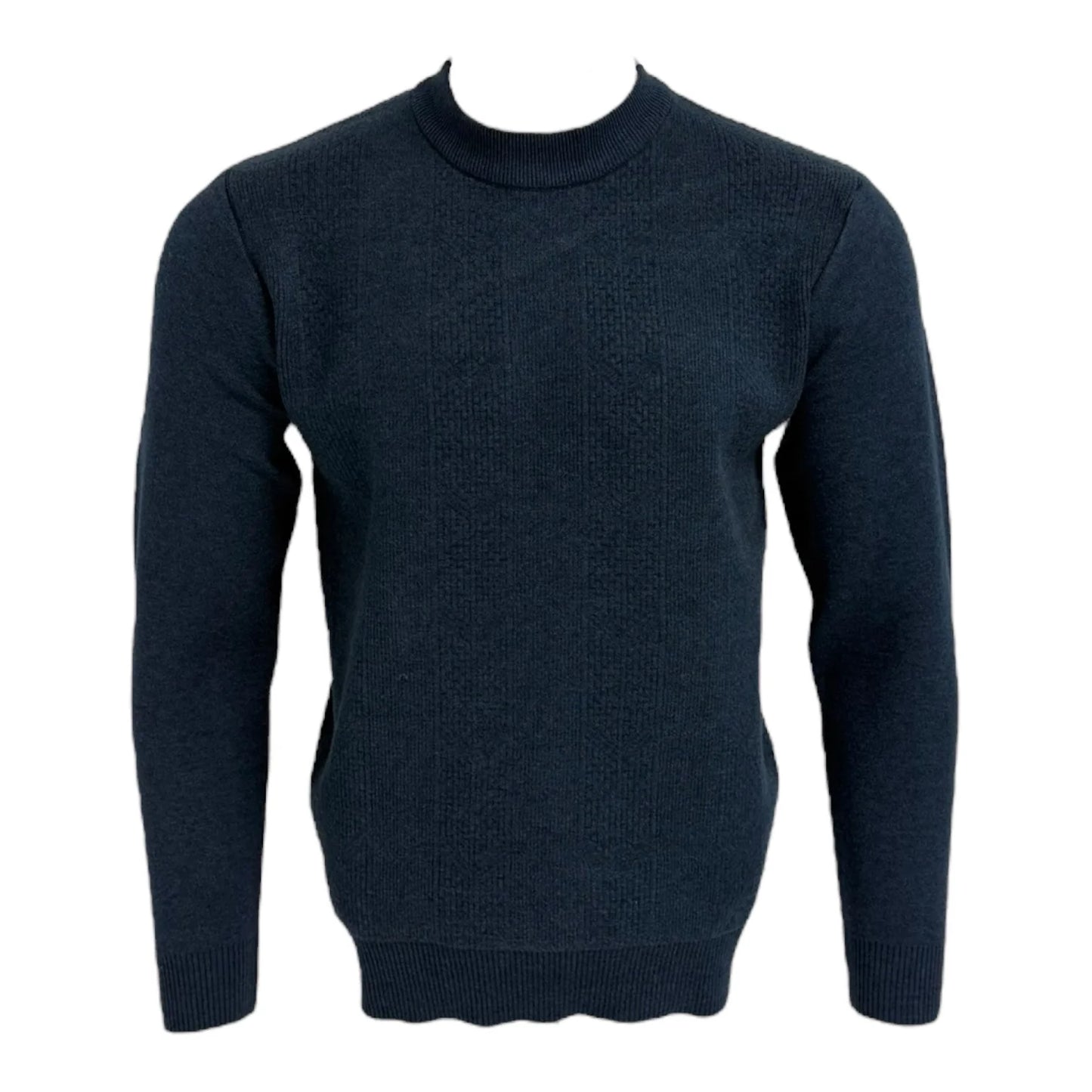 Sugar12 Lou teal crew neck sweater