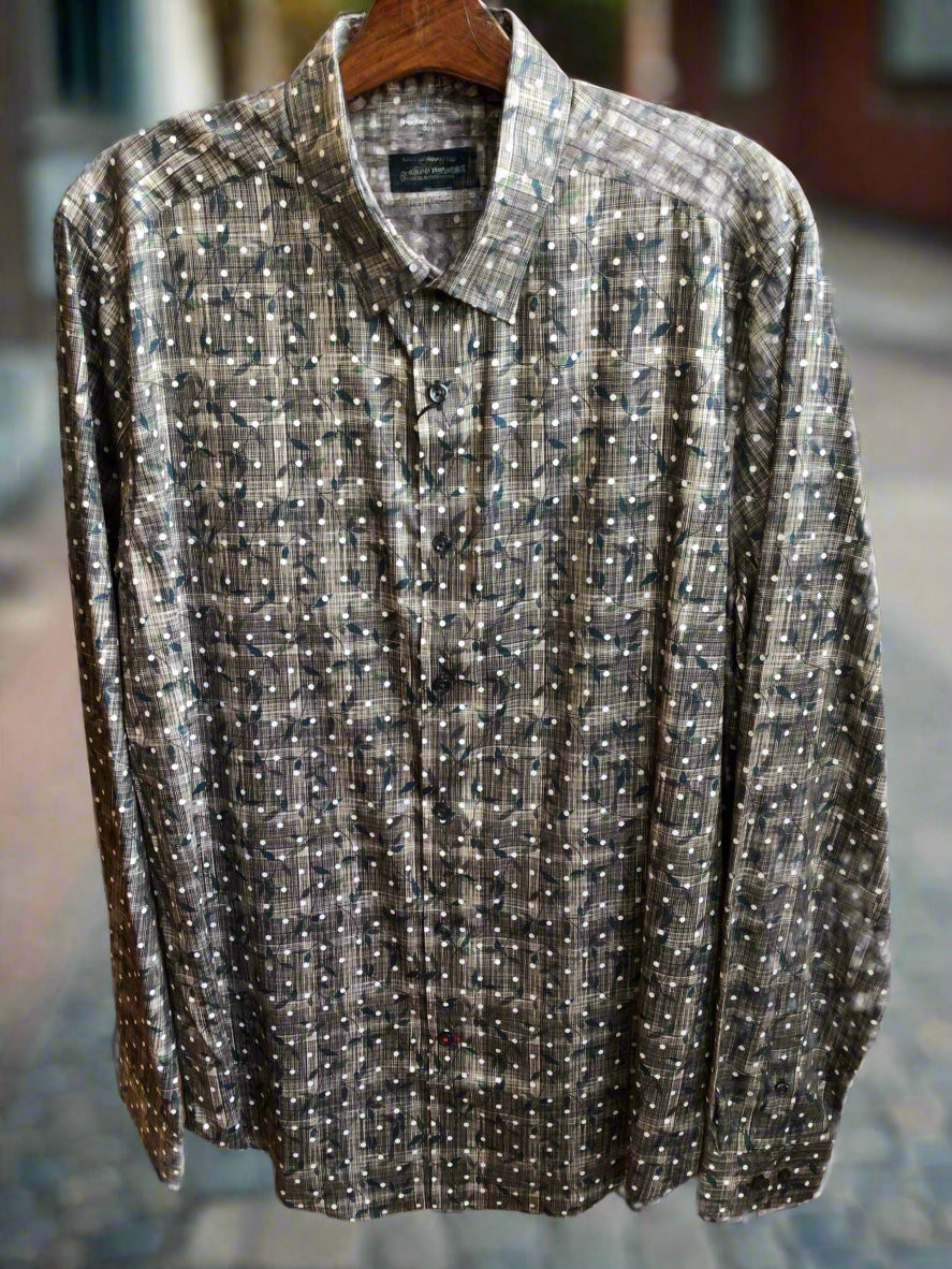 Leo Chevalier adjust fit long sleeve sport shirt
