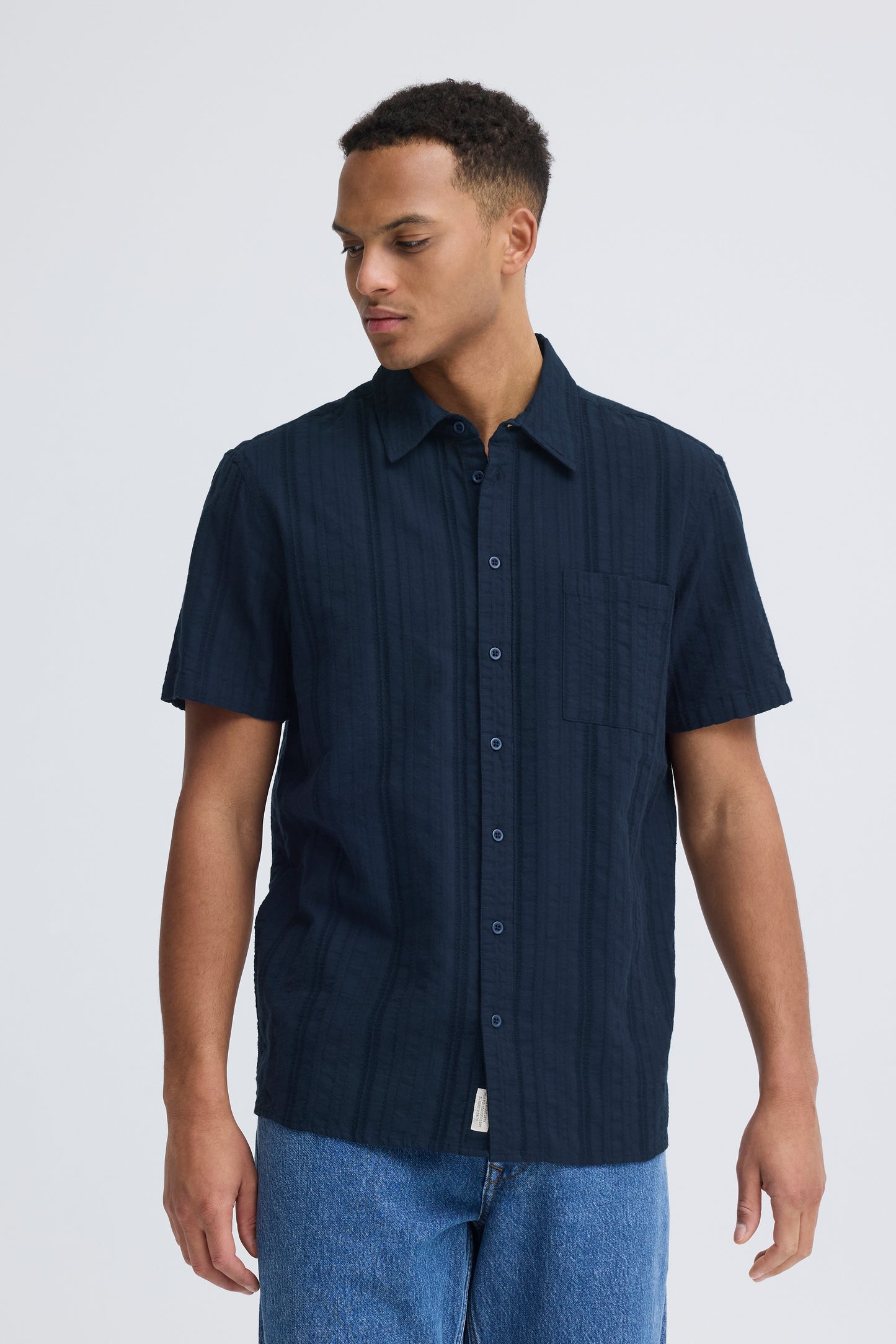 S26 blend bhdarius navy s/s sport shirt