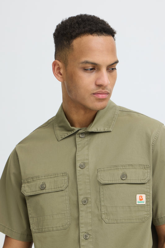 S26 blend bhmatz sun short sleeve overshirt