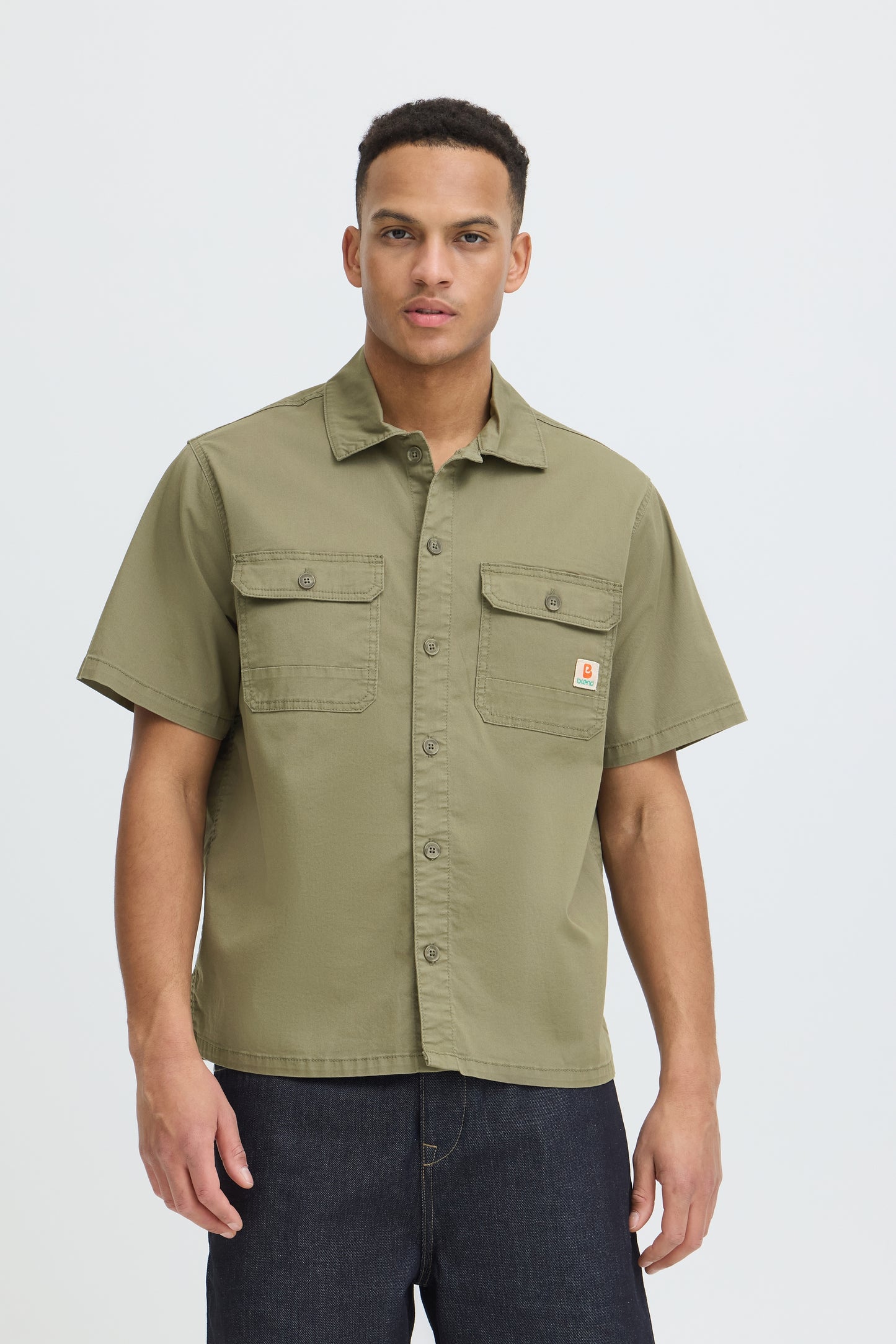 S26 blend bhmatz sun short sleeve overshirt