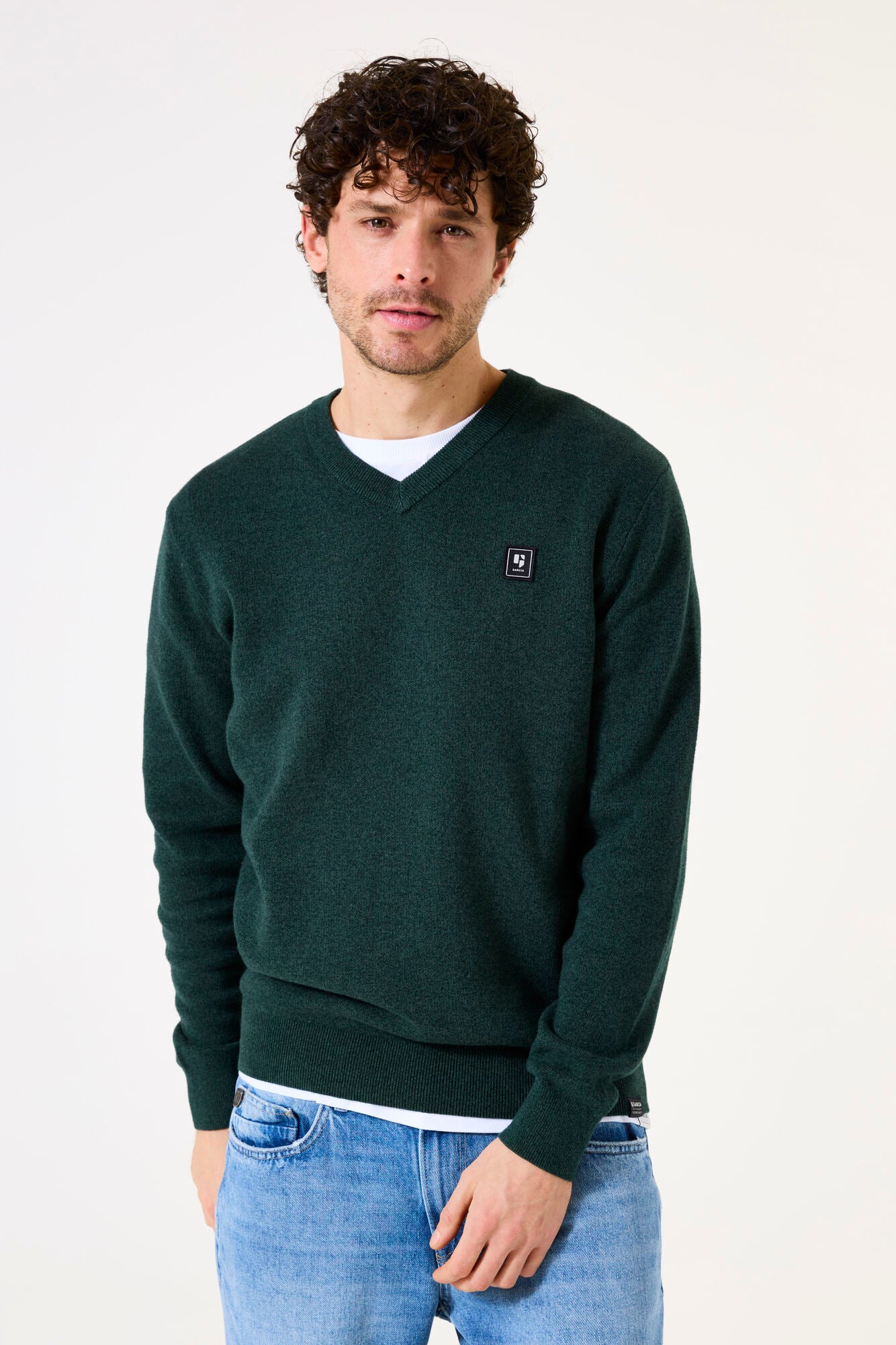 Garcia z1084-5476 V neck sweater
