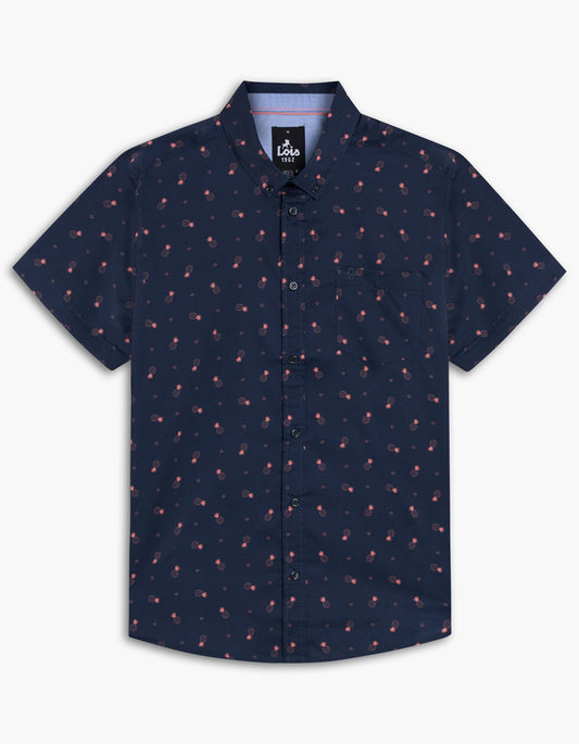 LOIS Coral Pineapples sport shirt