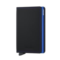SECRID wallet - sm matte black/blue