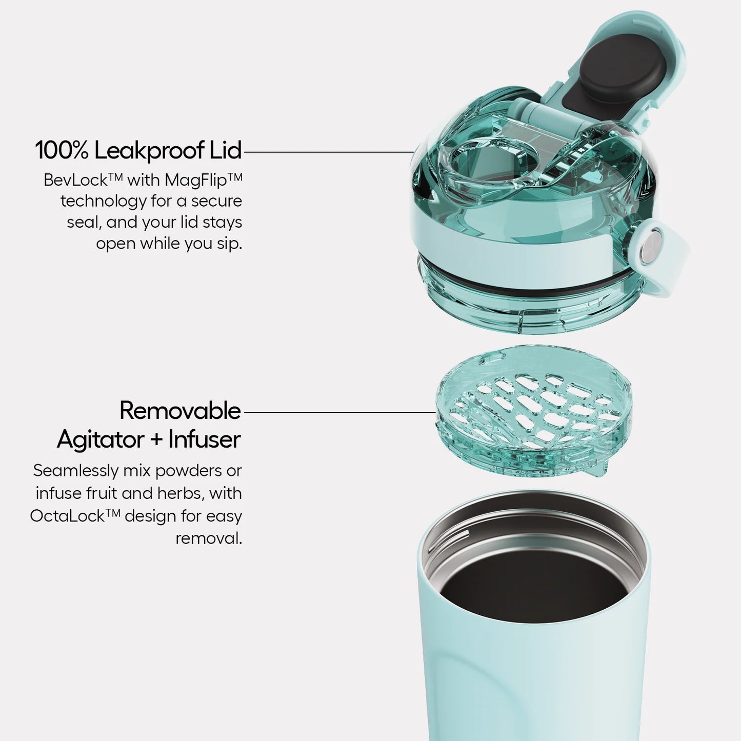 S26 brumate multi shaker leakproof shaker 25oz