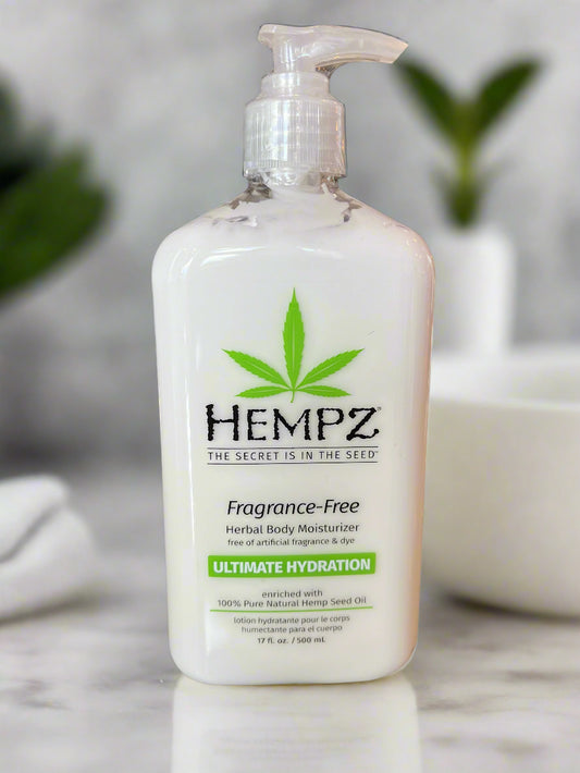 HEMPZ fragrance free herbal body moisturizer