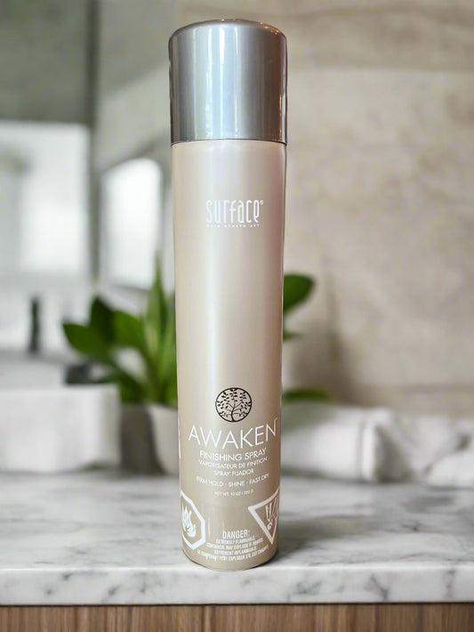 Surface awaken finishing spray