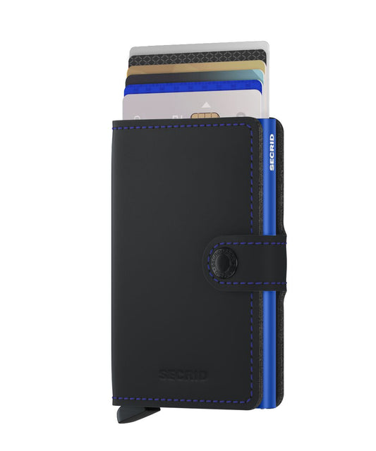 Secrid wallet mm matte black-blue
