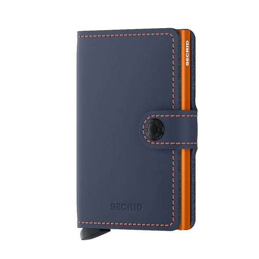SECRID wallet - matte nightblue orange