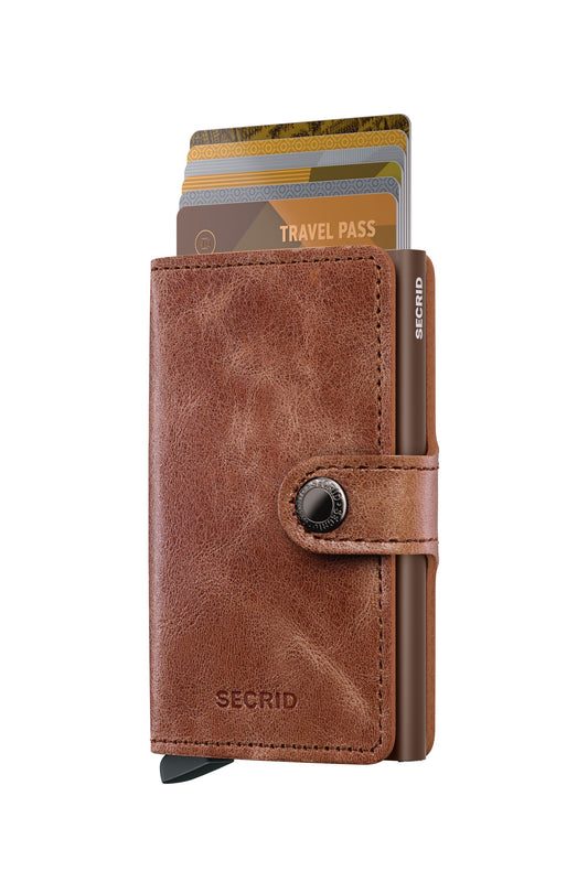 Secrid wallet mv vintage cognac-brown