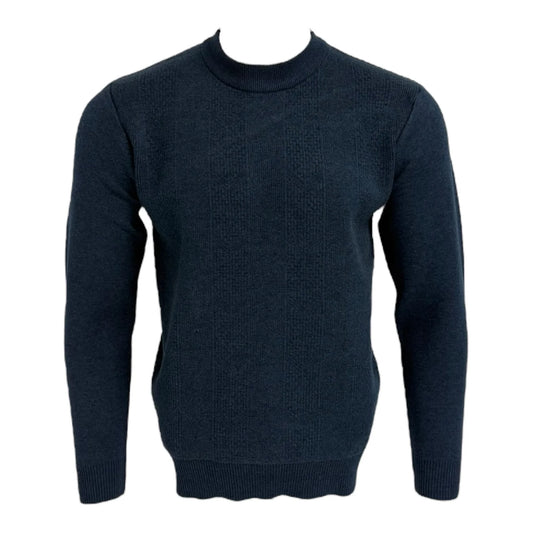 Sugar12 Lou teal crew neck sweater